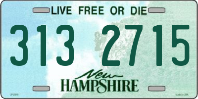 NH license plate 3132715
