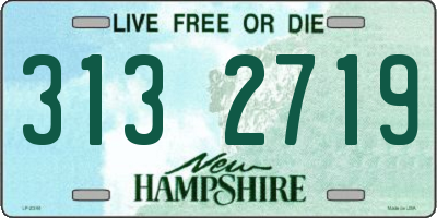 NH license plate 3132719