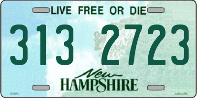 NH license plate 3132723