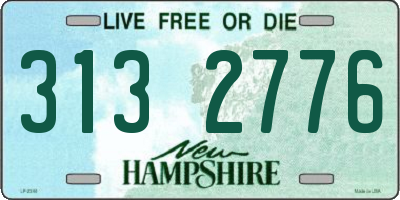 NH license plate 3132776