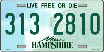 NH license plate 3132810