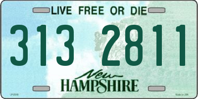 NH license plate 3132811