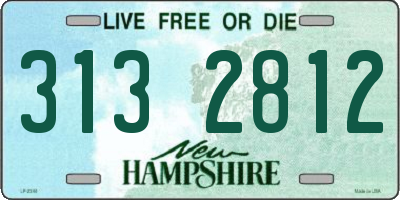 NH license plate 3132812