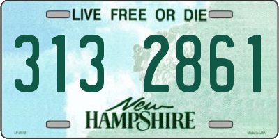 NH license plate 3132861