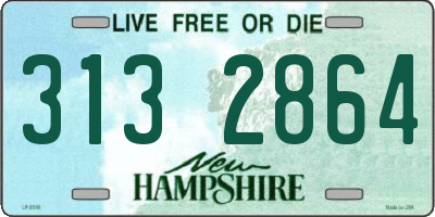 NH license plate 3132864