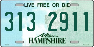 NH license plate 3132911