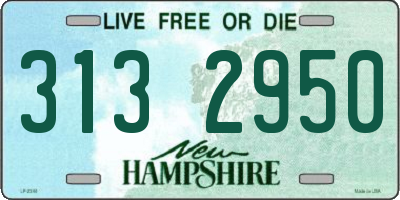 NH license plate 3132950