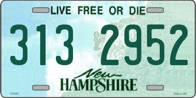 NH license plate 3132952