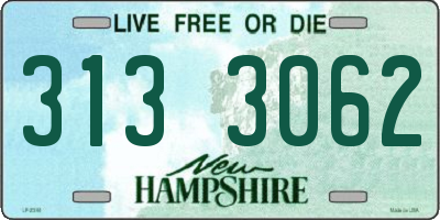 NH license plate 3133062