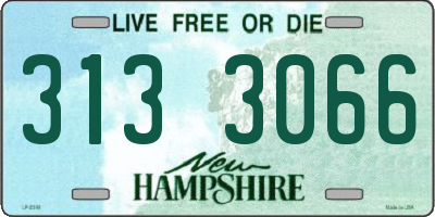 NH license plate 3133066