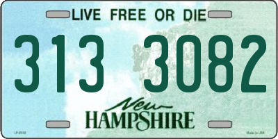NH license plate 3133082