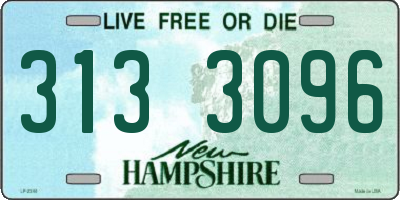 NH license plate 3133096