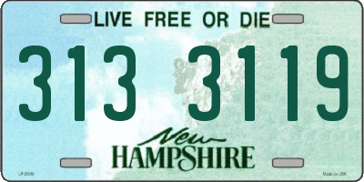 NH license plate 3133119