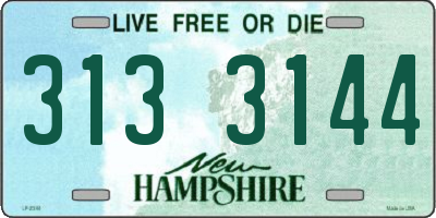 NH license plate 3133144