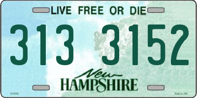 NH license plate 3133152