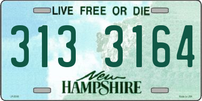 NH license plate 3133164