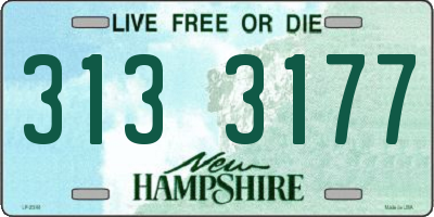 NH license plate 3133177