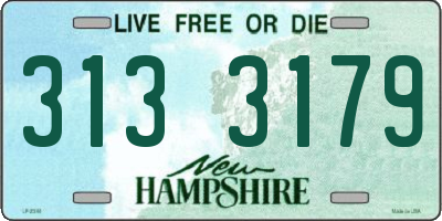 NH license plate 3133179