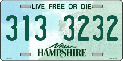 NH license plate 3133232