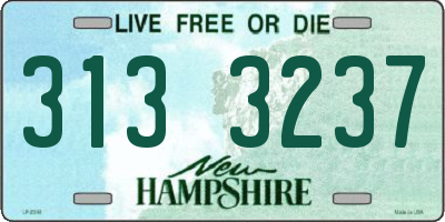 NH license plate 3133237
