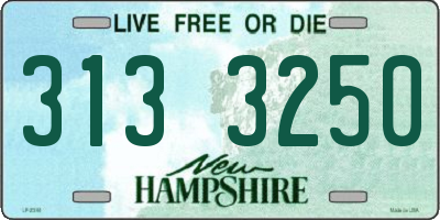 NH license plate 3133250