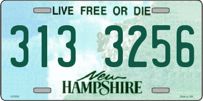 NH license plate 3133256