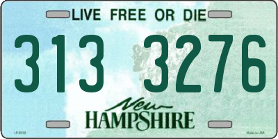 NH license plate 3133276