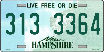 NH license plate 3133364