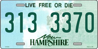 NH license plate 3133370