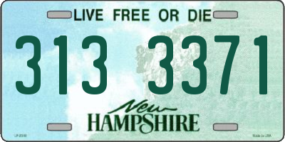 NH license plate 3133371