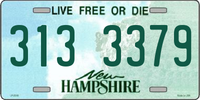 NH license plate 3133379
