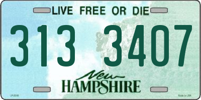 NH license plate 3133407