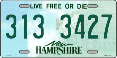 NH license plate 3133427
