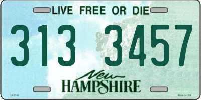 NH license plate 3133457