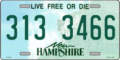 NH license plate 3133466