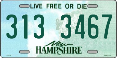 NH license plate 3133467