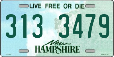 NH license plate 3133479