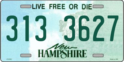 NH license plate 3133627