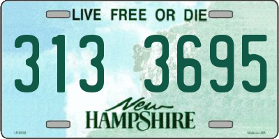 NH license plate 3133695