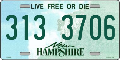 NH license plate 3133706