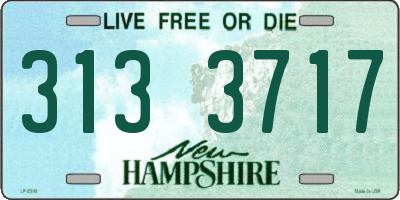 NH license plate 3133717