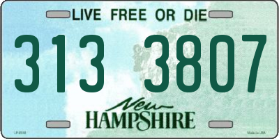 NH license plate 3133807