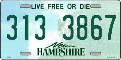 NH license plate 3133867