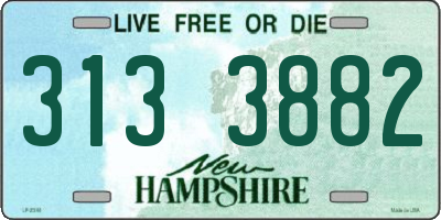 NH license plate 3133882