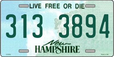 NH license plate 3133894
