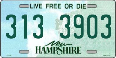 NH license plate 3133903