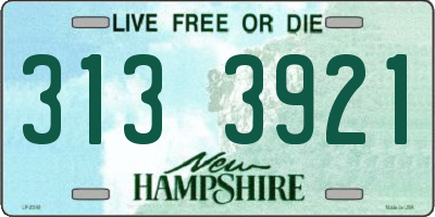 NH license plate 3133921