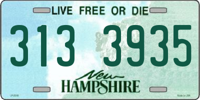 NH license plate 3133935