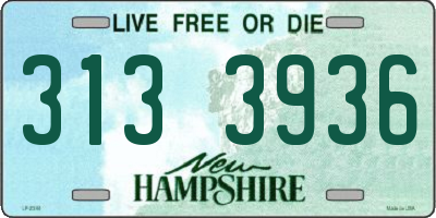 NH license plate 3133936