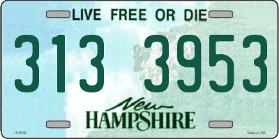 NH license plate 3133953